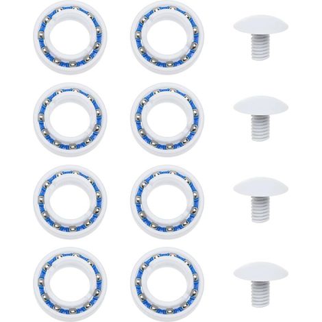 12er-pack Poolreiniger-zubehör, Pool-reinigungsroboter, C60 Kunststoff-kugellager, C55 Kunststoff-radschrauben, Kompatibel Mit Polaris 180 280 Poolroboter