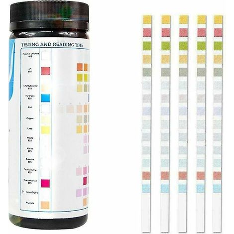 14-in-1-trinkwassertest-set, Wasserqualitätstest Für Brunnen- Und Leitungswasser, 50/100 Stück – 50 Stück