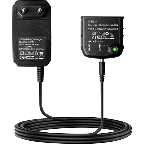 18v/20v Lithium-ladegerät, 18v Für Black & Decker Akku, Bl2018, Bl2018-xj, Bl1518, Lbxr20-ope Lbxr20, Lb20, Lbx20, Lbx4020, Lb2x4020, Lbxr2020-ope Bl1514