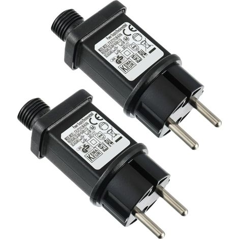 2 Stück 31 V 3,6 W Ip44 Transformator-treiber-adapter, 8 Modi Mit Timer Und Speicherfunktion Für Weihnachtsbeleuchtung, Lichterketten, Eiszapfenlichter