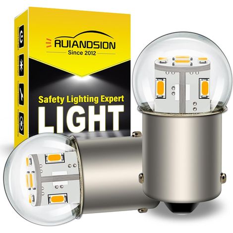 2 Stück Led-birne 1156 24 V Ba15s 7506 Warmweiß 3014 12smd Led-chips Led-rückleuchten Rückfahr- Und Blinker