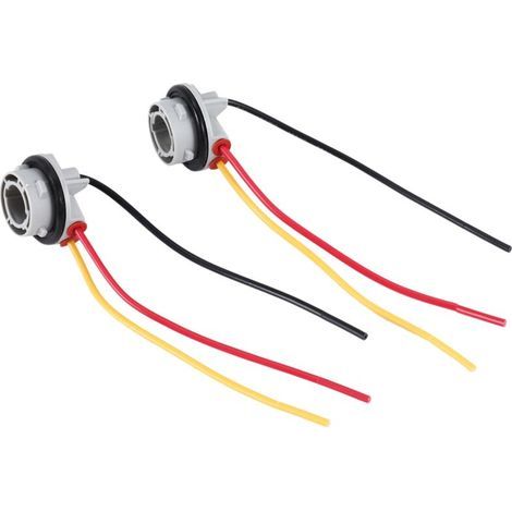 2 Stück Sockel Stecker Lampensockel Auto Lampenfassung Kunststoff P21 5w Für Bremslicht