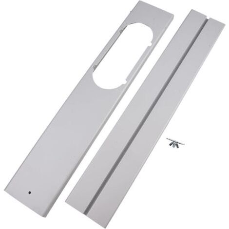 2 Stück Verstellbare Luftabweiser Für Mobile Klimaanlagen, An Fenster Anpassbares Installationsset (pvc-material), Kompatibel Mit Den Meisten Modellen