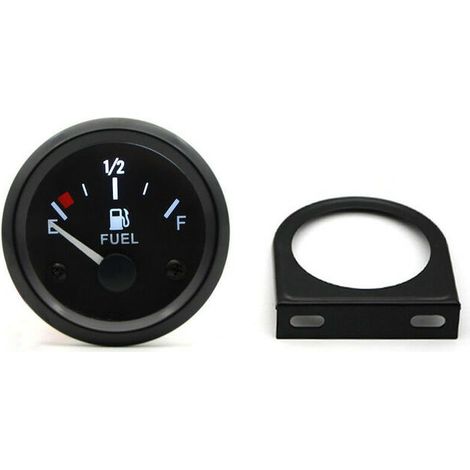 2'' 52 Mm Kraftstoffstandsanzeige, 12-v-zeiger, Auto-kraftstofftankmessgerät Mit Led-hintergrundbeleuchtung, Kfz-anzeigen – Nur Kraftstoffstandsanzeige