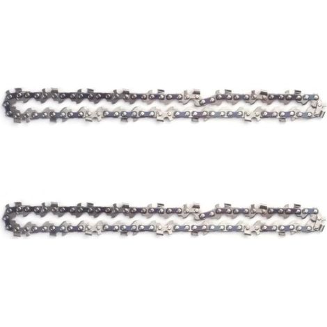 2-teilige Ersatzkette Für 6-zoll-mini-kettensäge, 37 Treibglieder, 1/4 Zoll Teilung, 15 Cm Effektives Schneiden