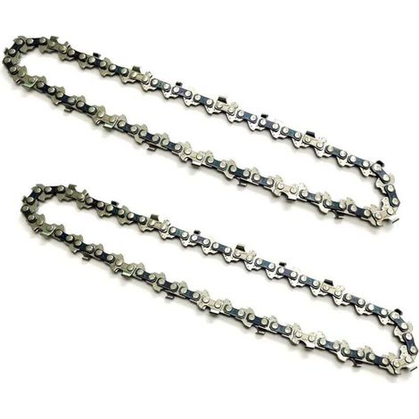 2-teilige Mini-kettensägenketten 6 Zoll (15 Cm), Hochfeste Kettensägenketten, 1/4 Zoll Lp (6,35 Mm), 1,1 Mm (0,043 Zoll) Stärke, 36 Treibglieder, Für Kabellose Elektrische Kettensägen