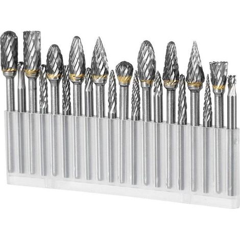 20-teiliges, Superhartes Wolframkarbid-frässtift-set, Drehwerkzeug, 1/8-zoll-griff, Kompatibel Mit Dremel-holzschnitzzubehör