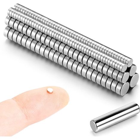 200 Mini-magnete – 100 Stück 3 X 1 Mm, 50 Stück 4 X 2 Mm, 50 Stück 5 X 2 Mm Neodym-magnete, Seltene Erden-magnete – Winzige Dünne Magnete Für Miniaturen – Kleine Runde Magnete