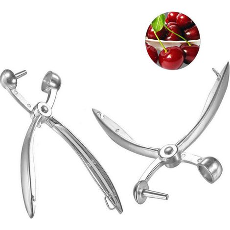 2pcs Kirschentkerner Olivenentkerner Kernelextraktor Trauben Cranberries Extraktor Küchenwerkzeug Kreative Küche Kirschentkerner-aimoonsa