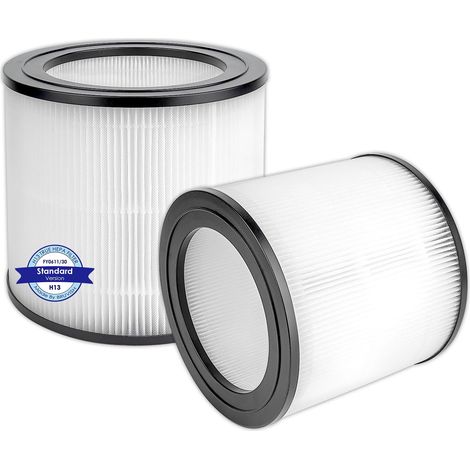 2er-pack Ersatz-hepa-filter Fy0611/30, Kompatibel Mit Philips Luftreiniger 600-serie, Ac0650/10, Ac0651/10, Ac0650, Ac0651, H13 Hepa-filter (fy0611/30)