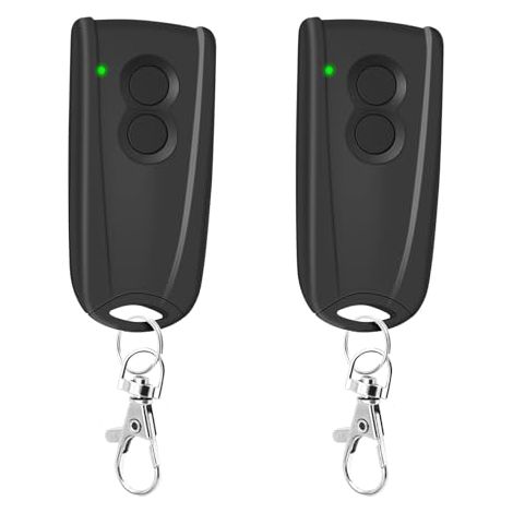 2er-pack Ersatz-handsender Für Ecostar Rsc2 433, Garagentoröffner-fernbedienung 433,92 Mhz, 4 Kanäle, Kompatibel Mit Hormann Ecostar Liftronic 500/700/800, Portronic D2500/d5000/s400