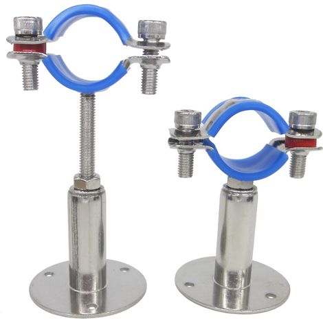 2er-pack Höhenverstellbare Schlauchklemmen, Wand-/deckenmontage, Passend Für 32-mm- Bis 34-mm-schläuche, Robuste Rohrhalterung