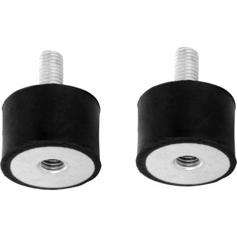 2x Silentblock Männlich Weiblich M6x18mm M6x6mm 25x20mm Anti Vibration Gummi Boot Auto Stoßdämpfer Schalldämpfer
