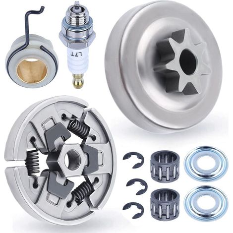 3/8 7t Kettenrad Kupplung Trommel Nadellager Kit Für Stihl Ms290 Ms390 029 039 Ms310 Kettensäge Ersatzteile Mit E-clip Schneckenscheibe Zündkerze