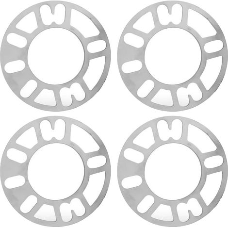 4 Stück Spurverbreiterungen Aus Aluminiumlegierung, Universelle Spurverbreiterungen, 8 Mm Spurverbreiterungen Aus Leichtmetall Zur Verbesserung Der Fahrzeugstabilität Und Des Aussehens