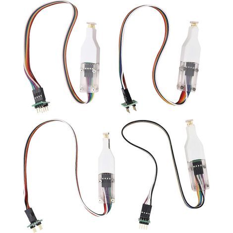 4 Stück Für Wson Sop8/soic8 Chip: Federsonde, Nadel Und Eeprom-flash-programmierkabel.