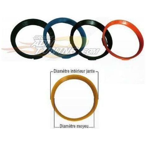 4 Zentrierringe – Ext 67,1 – Int 54,1 Kompatibel Mit Toyota Citroen C1 Peugeot 107