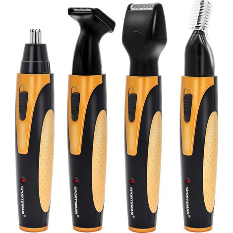 4-in-1-nasenhaarschneider, Elektronischer Bartschneider – Gold, Rotierende Klingen
