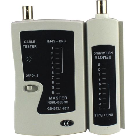 468 Bnc Rj45-netzwerktester Rj45-kabeltester Buchse Netzwerk-ethernet-kabel 18,511,23,4 Cm