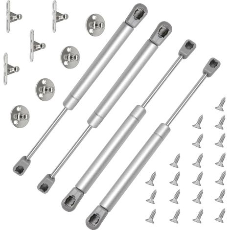 4er Set Gasdruckfedern 150 N/15 Kg Soft Close Gasdruckfeder, Hydraulische Druckstrebe Möbelstrebe Für Küchenschränke Bücherregale