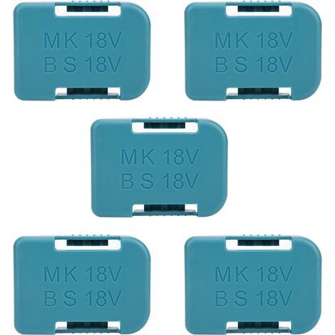 5 Stück Lithium-batterie-aufbewahrungshalter, Regalhalter, Gürtelschlitz Für Makita 18vcyan-befestigungsgeräte