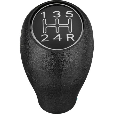 5-gang-schaltknauf Für Manuelles Auto, Schalthebel Für 504 505 309 205, Silberfarbenes Abs