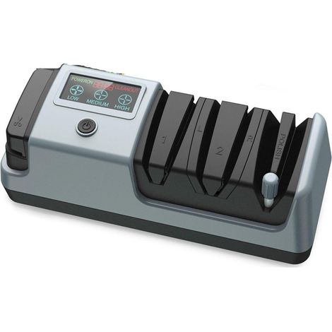 5-in-1 Elektrischer Messerschärfer, 3 Rotationsgeschwindigkeiten, Verstellbarer Elektrischer Messerschärfer, Geeignet Für Messer Mit Gerader Klinge, Messer