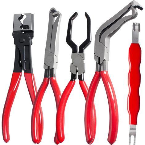 5-teilige Elektrische Trennzange Für Autos, Kfz-steckdosen-trennwerkzeug Und Stecker-splitter- Und Schlauchklemmenzange