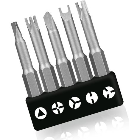 5-teiliges Spezial-u-förmiges Schraubendreher-set, 50 Mm, Interner Y-typ-kreuzschlitz-dreipunkt-schraubendreher, Schraubendreher-bits