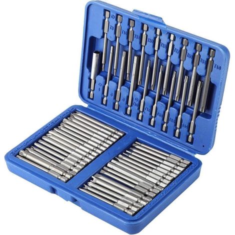 50-teilige Lange Schraubendreher-bits, Magnetische Schraubendreher, U-förmige Kreuzschlitze, Sicherheits-sechskant-bits, Extra Langes Magnetisches Schraubendreher-set, Pflaumenblütenkopf, Kreuzförmig,