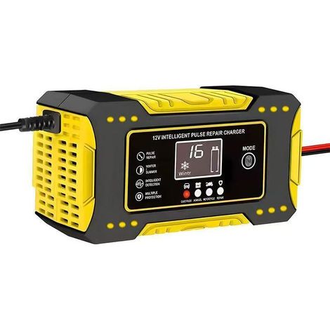 6v 12v Blau12v Batterieladegerät Für Auto, Batterieladegerät Für Motorrad, 12v 6a Batterieladegerät Kompatibel Mit Blei-säure-batterien