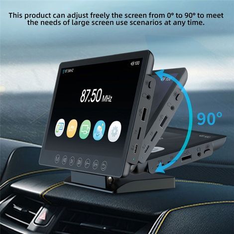 7 Zoll Tragbarer Auto-video-player Lcd-touchscreen-radio Multimedia-tv-player Tablet Autozubehör