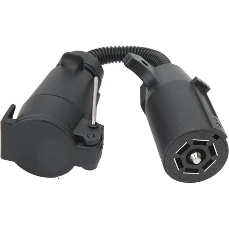7-poliger Anhänger-steckdosen-adapter, Runder Europäischer 7-poliger Auf Amerikanischen Kabelstecker, Zubehör, Usa-europa-anhänger-steckdosen-adapter Für Auto, Anhänger, Anhängerkupplung, Wohnwagen