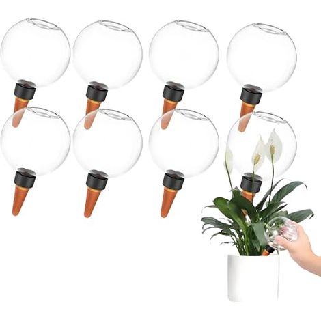 8er-set Wasserspender Für Pflanzen, Bewässerungskugeln, Automatische Bewässerung Von Pflanzen, Selbstbewässernde Bewässerungskugel Groß, Bewässerung Von Zimmerpflanzen, Balkon- Und Gartenpflanzen