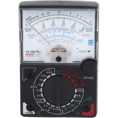 Ac Dc Analog Multimeter – Voltmeter Amperemeter Ohmmeter – Spannung Bis 1000 V – Widerstand Bis 2 Mω – Für Den Schul- Und Professionellen Einsatz