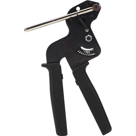 Aiducho Automatische Kabelbinderpistole Aus Edelstahl Für Kabelbinder, Schwarz
