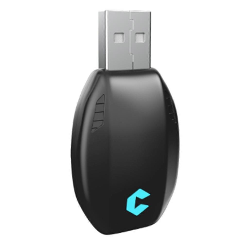 Boîtier D'Intelligence Artificielle 2 En 1 Avec Ou Sans Fil Carplay Et Android Auto : Mini-adaptateur Plug And Play, Connexion Rapide Pour 99 % Des Voitures.