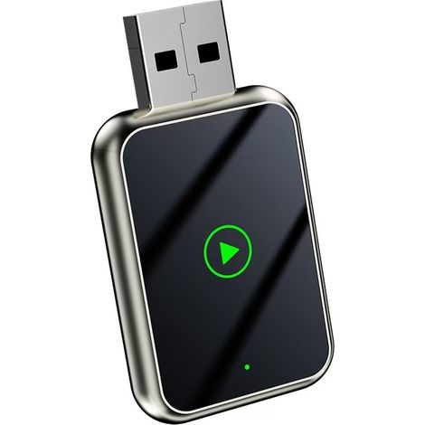 Adapter Für Carplay Sans Fil, Bluetooth 5.3, Usb Typ-c Für Apple Carplay Und Android Auto Plug And Play 2.4 / 5g Wifi