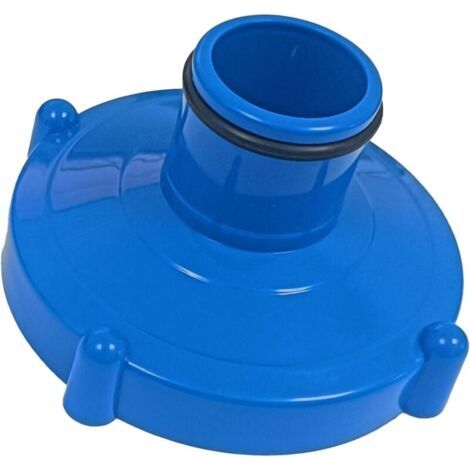 Adapter Für Schlitten-poolsauger 80 Mm Schraubanschluss Auf 32 Mm Schlauch. Blauer Kompatibler Intex 11238/ 11238a Adapter.