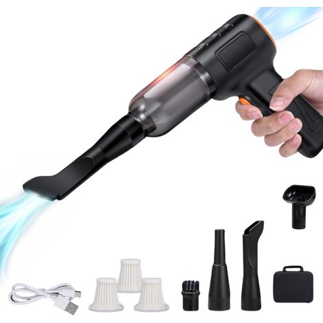 Akku-handstaubsauger, 16000 Pa Tragbarer Mini-staubsauger Mit Starker Saugkraft, Wiederaufladbarer Auto-staubsauger Mit Spezialdüse Für Haustiere, Auto, Sofa, Zuhause