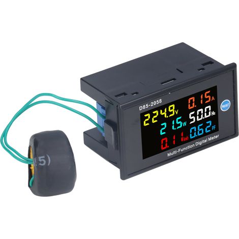Einphasen-energieüberwachungssensor Mit Digitaler Lcd-anzeige, Voltmeter, Amperemeter, Wechselstrom 40-300 V, Modell D85-2058