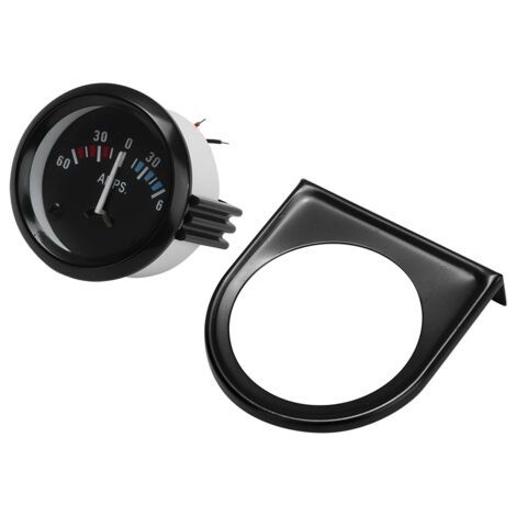 Amperemeter, Auto 12v 60-0-60 Amp Amperemeter Amperemeter Universalanzeige 52m/2in Universal Für Fahrzeuge