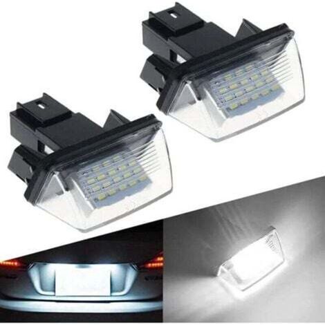 Auto-led-kennzeichenbeleuchtung, 12 V, 3528smd, 6500 K, Xenon-weiß, Rücklicht Für Peugeot 206 207 306 307 308 5008, Citroen C3, C4, C5, Berlingo, Saxo, Xsara, Picassor, 2 Stück