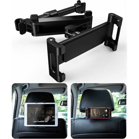 Auto-tablet-halterung, Tablet-halterung Für Auto, Universelle Kopfstütze, Automatische 360°-drehung, Verstellbare Größe 6–12 Zoll, Für Ipad 2/3/4 / Mini/air, Samsung Galaxy Tab Und Telefon-liaiki