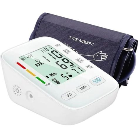 Automatisches Arm-blutdruckmessgerät – Präzise Messung Von Blutdruck Und Puls – Bequeme Manschette Bis 42 Cm – Memory-funktion