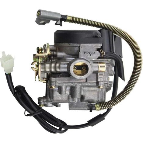 Pd18j 18-mm-vergaser Mit Beschleunigerpumpe – Kompatibel Mit Gy6 50-cm³-roller 139qmb – Moped