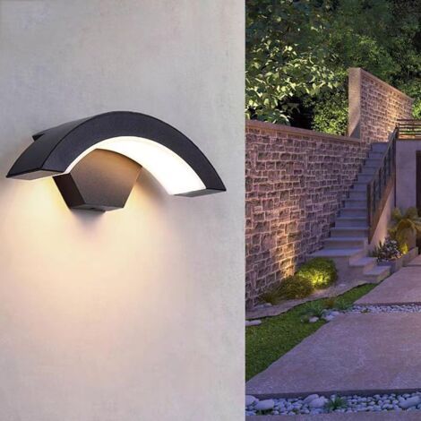 Außenwandleuchte, 24 W Led-außenwandleuchte Ip65 Wasserdicht, Moderne Außendekorations-wandleuchte Für Garten, Terrasse, Wand, Weg, Villa, Korridor (warmweiß 3000 K) [klasse