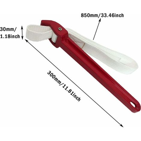 Bandschlüssel, Universal-bandschlüssel, Gummi-bandschlüssel, Multi-tool-schraubenschlüssel, Standard-verstellbarer Universal-bandschlüssel Aus Aluminiumlegierung, Nylon-bandschlüssel, Schlauch Für Tra