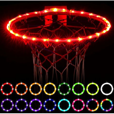 Basketballkorb-lichter, Ferngesteuertes Led-basketballrandlicht, 16 Farbwechsel Selbst, Wasserdicht, Superhell Für Nächtliches Spielen Im Freien, Gutes Geschenk Für