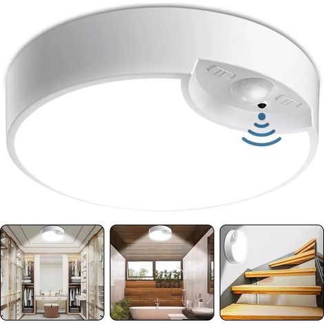 Batteriebetriebene Deckenleuchte, Led-leuchte Mit Bewegungsmelder, Für Küche, Schlafzimmer, Badezimmer, Flur, Garage, Mit Fernbedienung